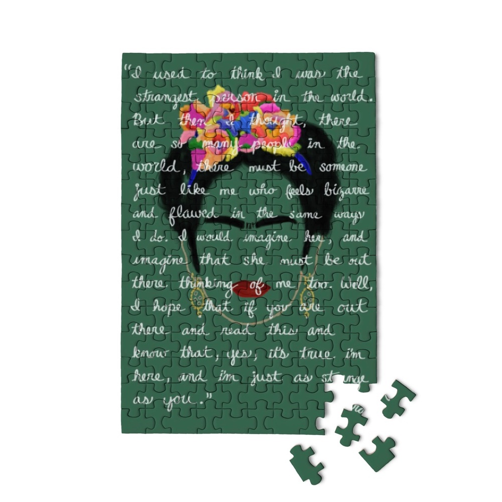 MicroPuzzles YeahPuzzles Frida 150 Piece Jigsaw Puzzle